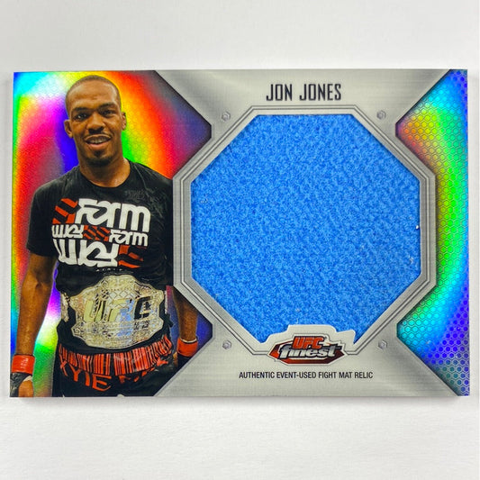 2012 Topps Finest Jon Jones Jumbo Mat Relic Refractor