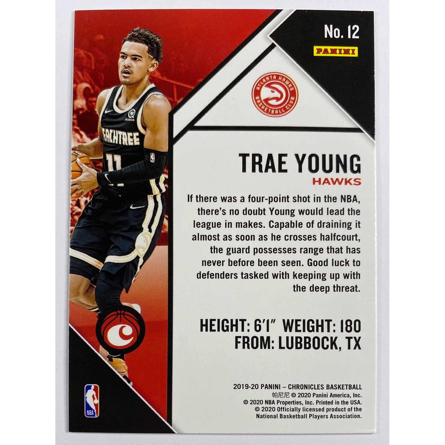 2019-20 Chronicles Trae Young