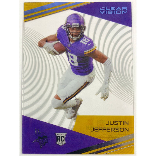 2020 Chronicles Clear Vision Justin Jefferson RC