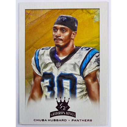 2021 Donruss Chuba Hubbard Gridiron Kings Pink