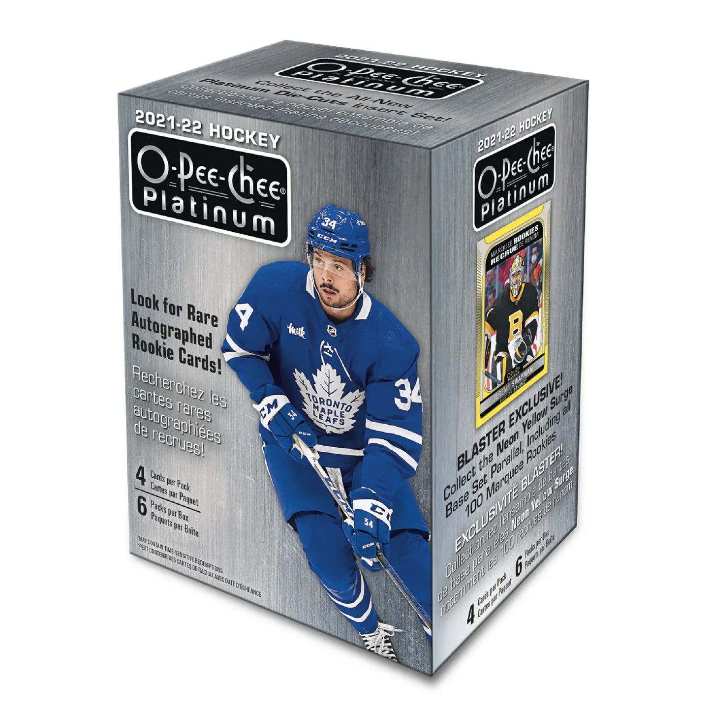 2021-22 Upper Deck O-Pee-Chee Platinum NHL Hockey Blaster Box