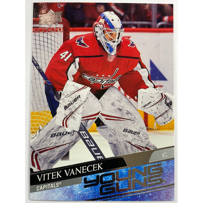 2020-21 Upper Deck Series 1 Vitek Vanecek Young Guns