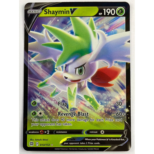 Shaymin V Full Art Ultra Rare 13/172