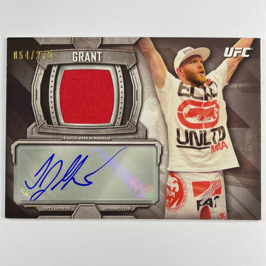 2014 Topps Knockout TJ Grant Autographed Relic /275