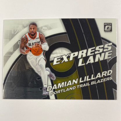 2021-22 Donruss Optic Damian Lillard Express Lane