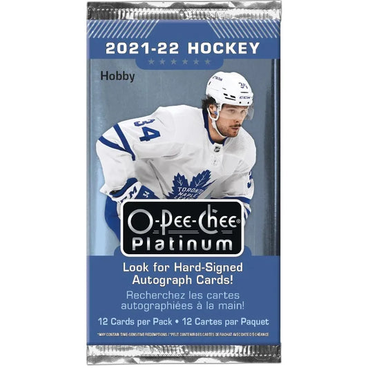 2021-22 Upper Deck O-Pee-Chee Platinum NHL Hockey Hobby Pack