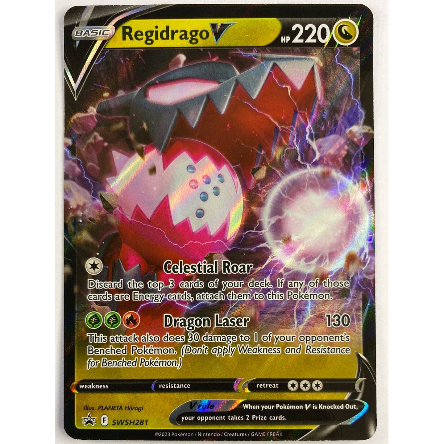 Regidrago V Full Art Promo SWSH281