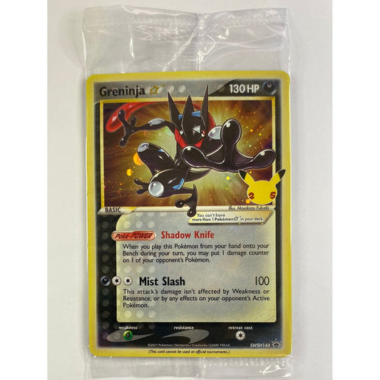 25th Anniversary Greninja Holo Rare Promo SWSH144
