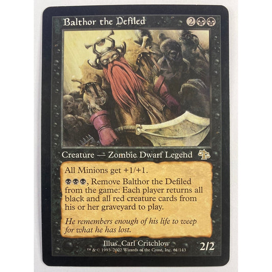 2002 MTG Balthor the Defiled