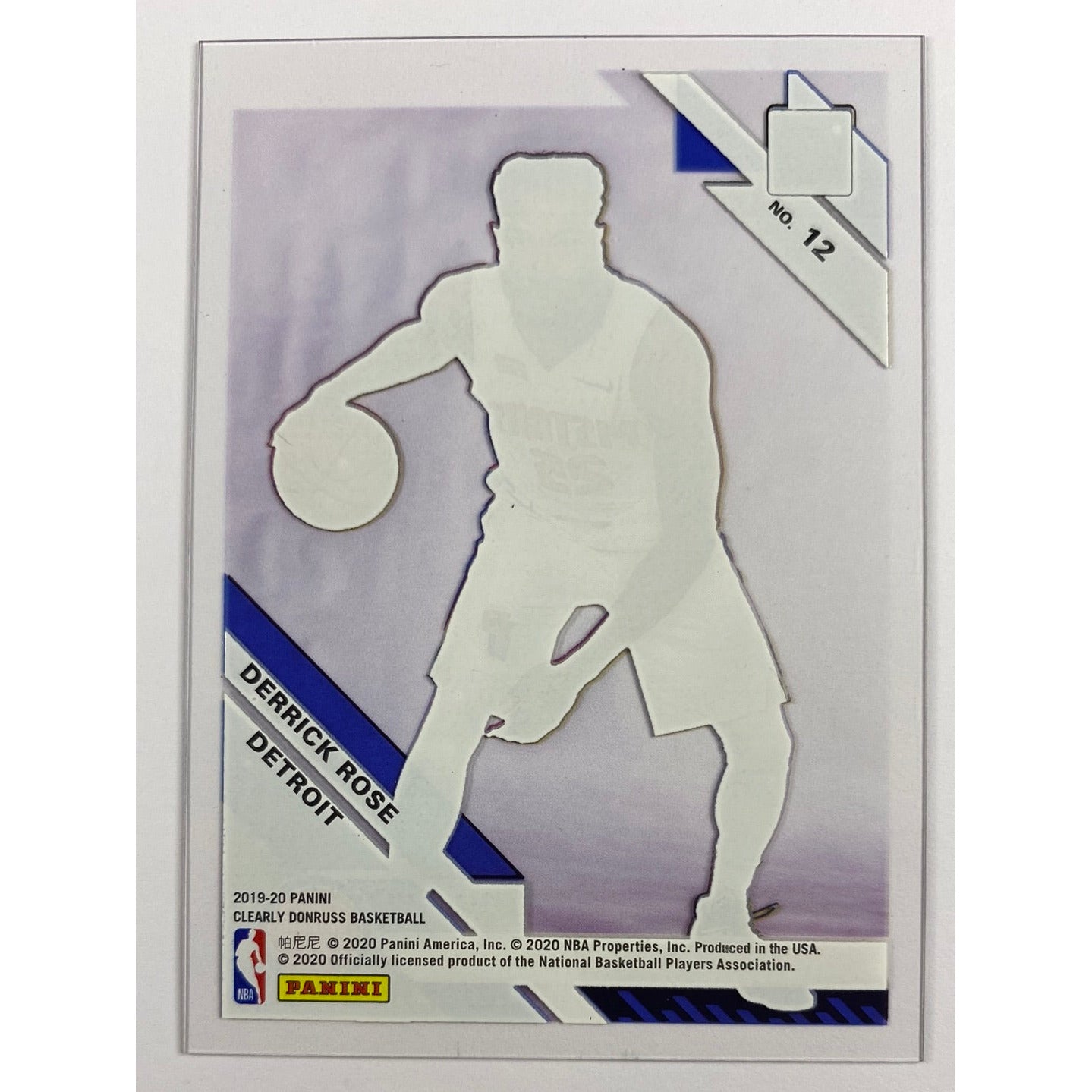 2019-20 Clearly Donruss Derrick Rose