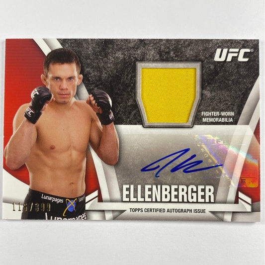 2013 Topps Knockout Jake Ellenberger Autographed Relic /399