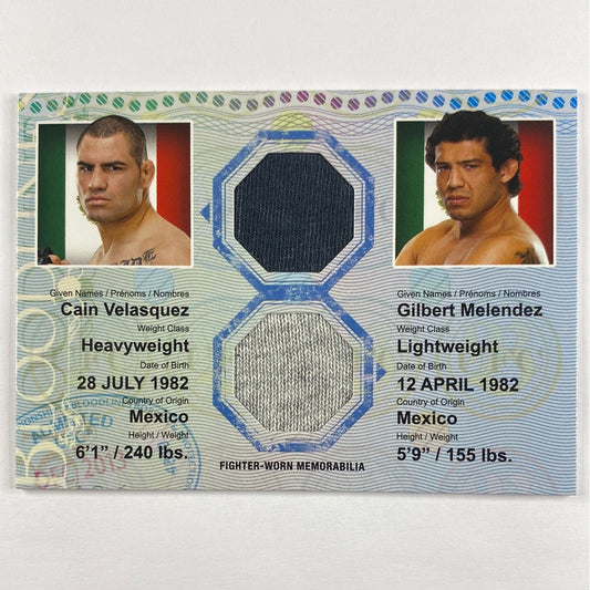 2013 Topps Bloodlines Cain Velasquez/ Gilbert Melendez Mexico Bloodlines /88