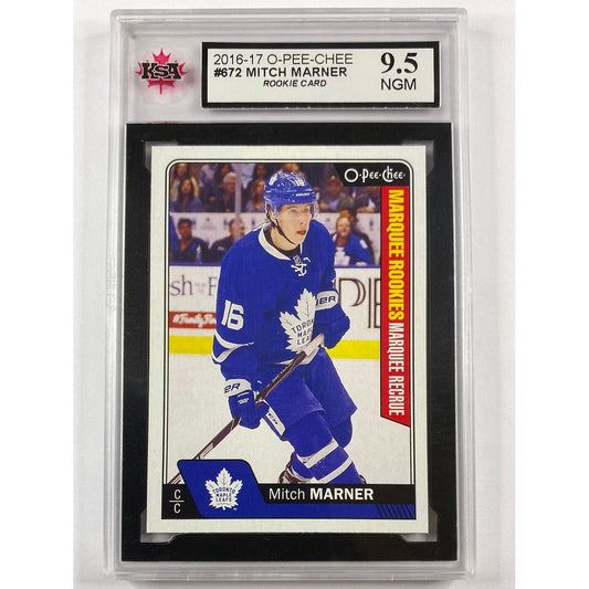 2016-17 O-Pee-Chee Mitch Marner Marquee Rookies KSA 9.5