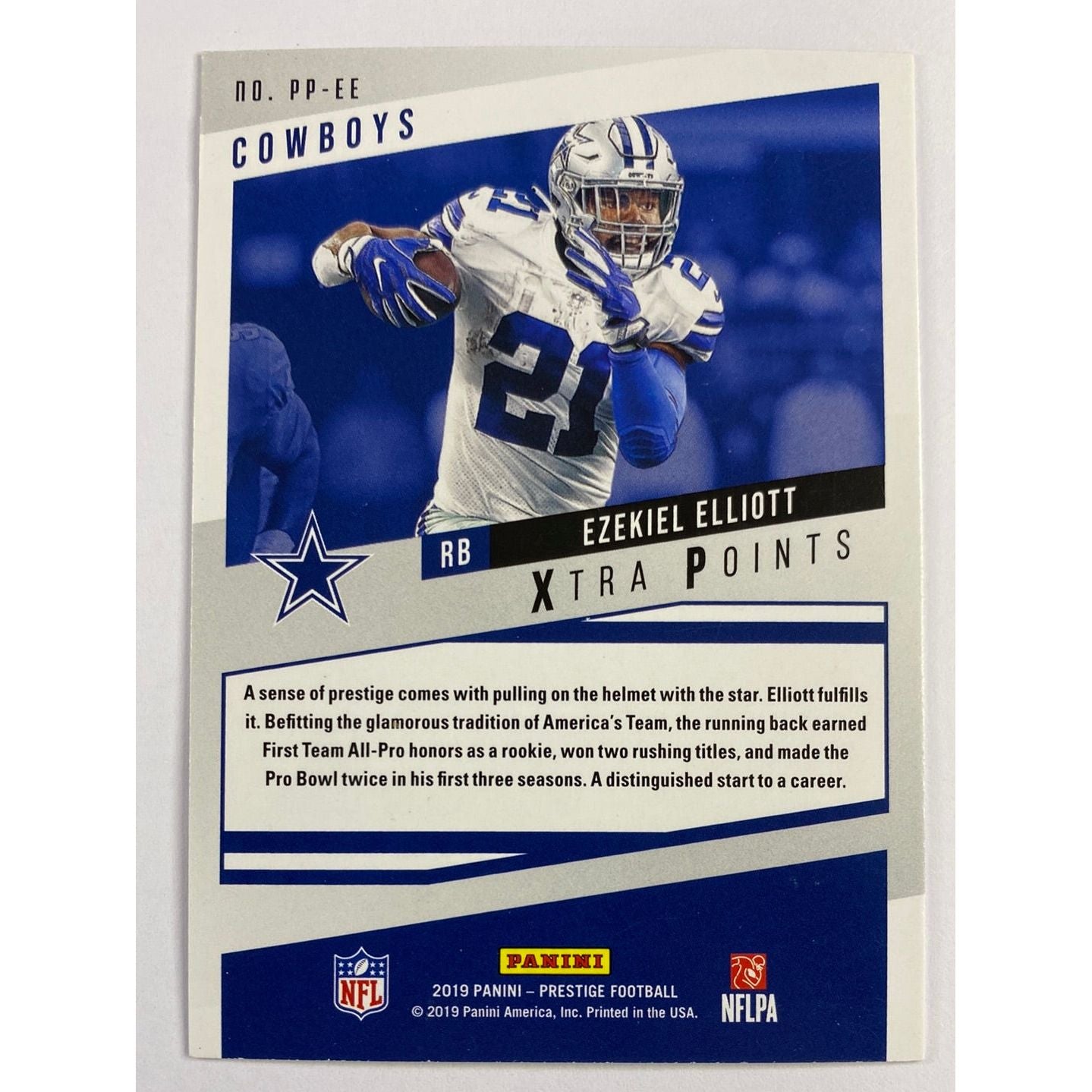 2019 Prestige Ezekiel Elliot Prestigious Pros