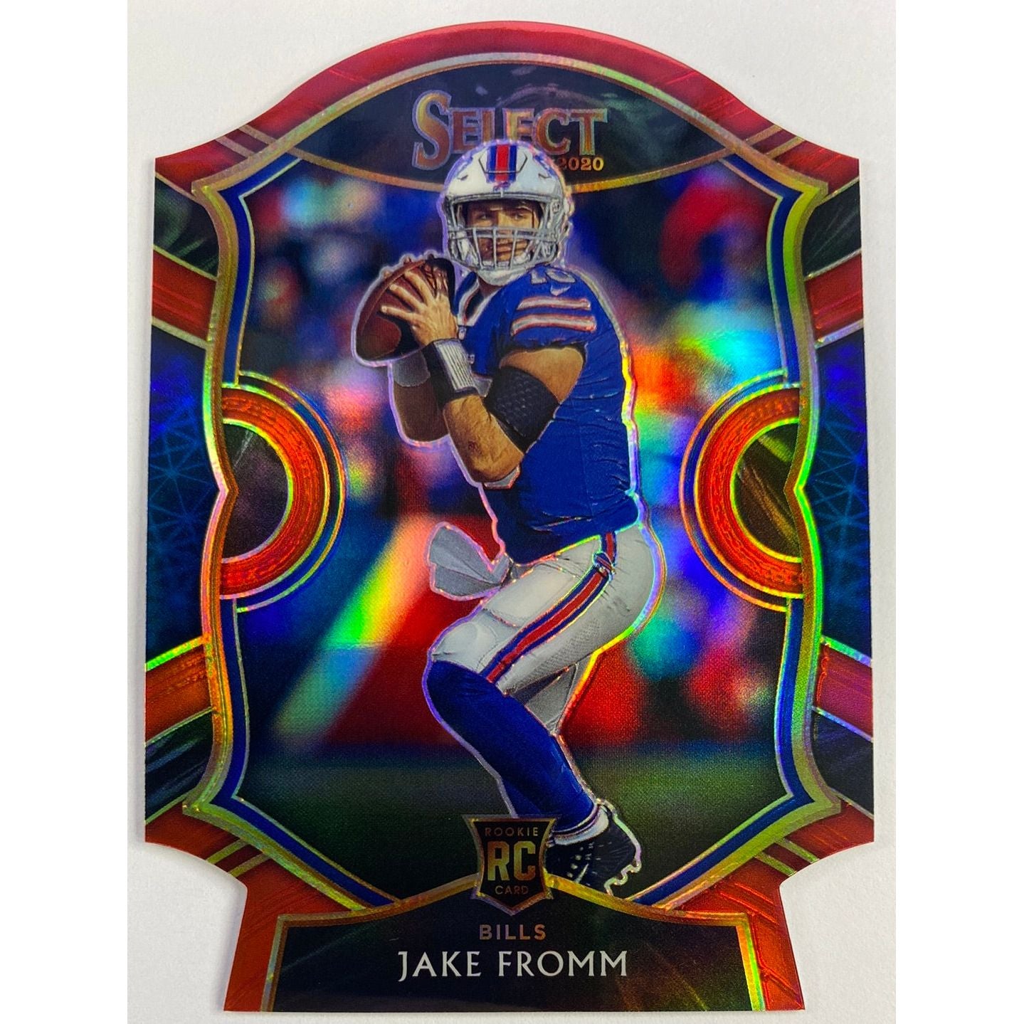 2020 Select Jake Fromm Red Prizm Die Cut RC