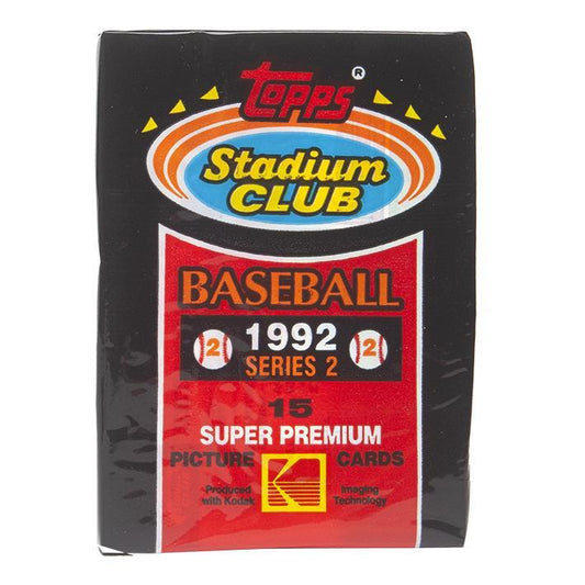 1992 Topps Stadium Club Series 2 MLB Baseball Pack