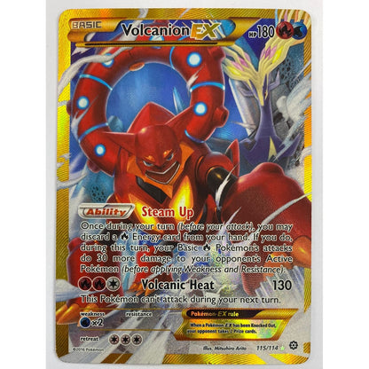 Volcanion EX Gold Secret Rare 115/114