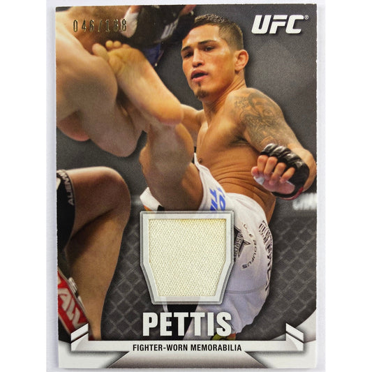 2013 Topps Knockout Anthony “Showtime” Pettis Fighter Worn Relic /188