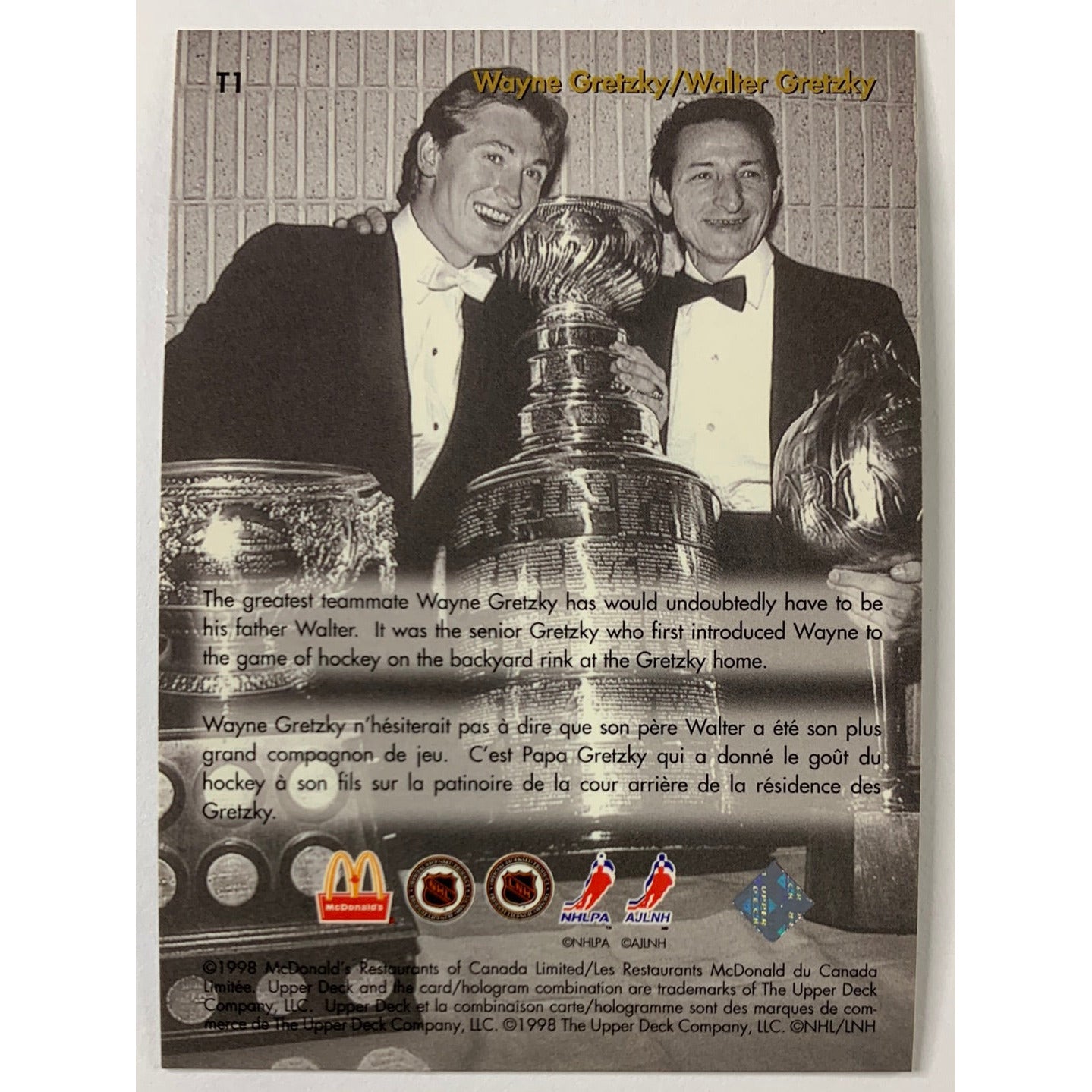 1997-98 McDonalds Walter Gretzky Gretzky Teammates