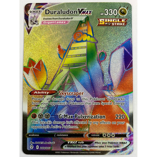 Duraludon VMax Rainbow Rare 219/203
