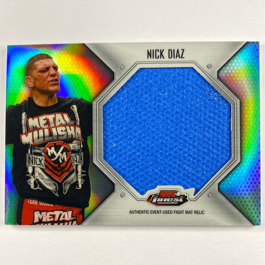 2012 Topps Finest Nick Diaz Jumbo Mat Relic Refractor RC