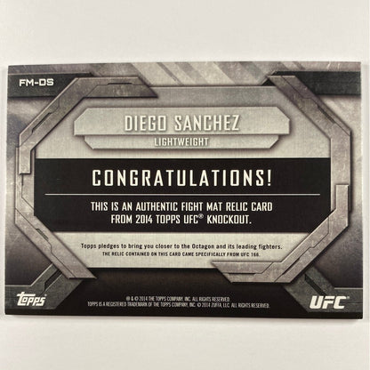 2014 Topps Diego “Nightmare” Sanchez Emerald Mat Relic 04/88