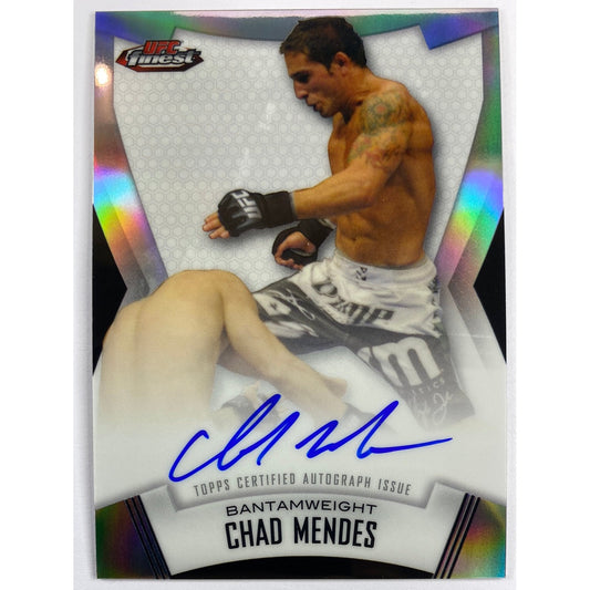 2012 Topps Finest Chad Mendes Finest Fighters Auto