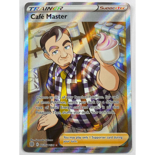 Cafe Master Trainer Gallery Holo TG25/TG30