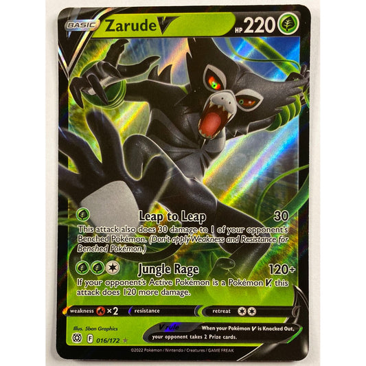 Zarude V Full Art Ultra Rare 16/172