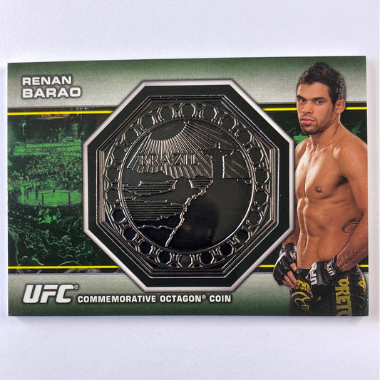 2013 Topps Bloodlines Renan Barao Brazil Commemorative Coin 16/108