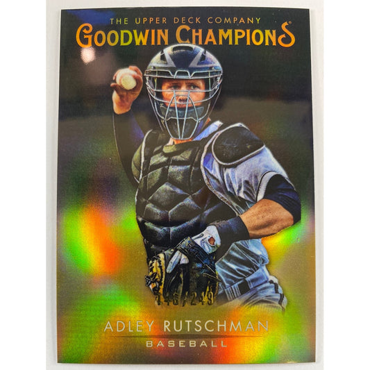 2021 Goodwin Champions Adley Rutschman Black & Gold /249