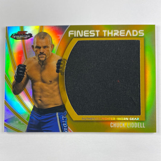 2012 Topps Finest Chuck Liddell Finest Threads Refractor 07/88