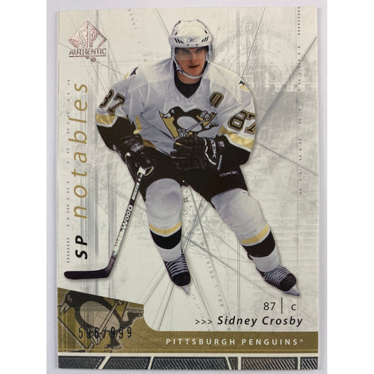 2006-07 SP Authentic Sidney Crosby SP Notables /999