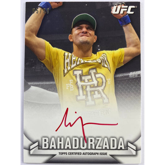 2013 Topps Knockout Siyar Bahadurzada Auto /99