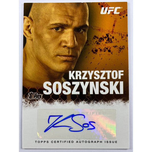2010 Topps Krzysztof Soszynski Auto