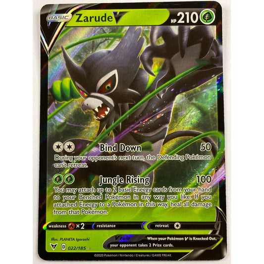 Zarude V Full Art Ultra Rare 22/185