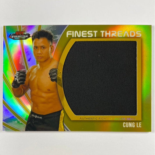 2012 Topps Finest Cung Le Jumbo Relic Refractor /88