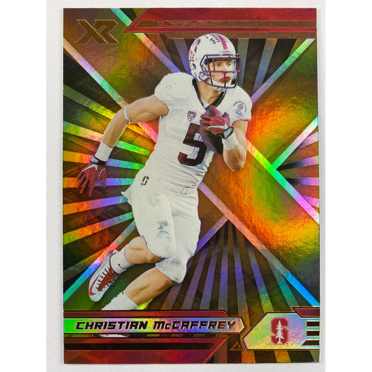 2022 XR Draft Picks Christian McCaffrey Bronze Parallel