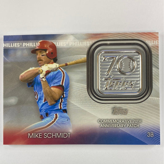 2021 Topps Mike Schmidt 70th Anniversary Patch Relic