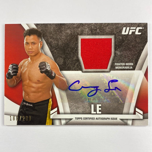 2013 Topps Knockout Cung Le Auto Relic /299