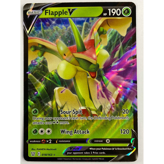 Flapple V Full Art Ultra Rare 18/163