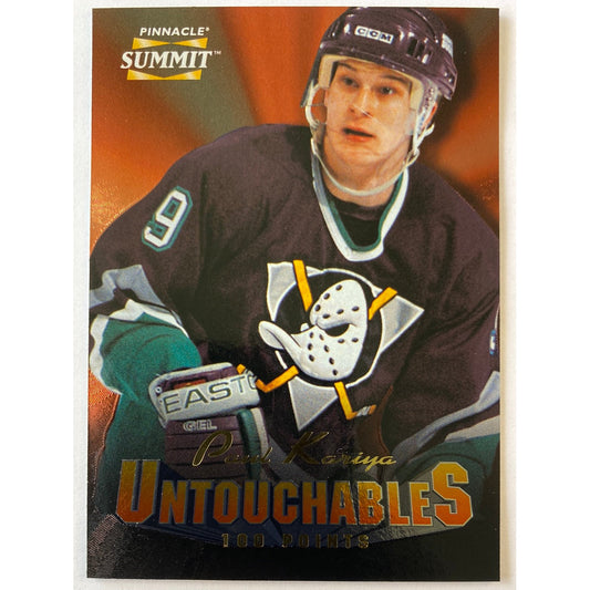 1996-97 Pinnacle Summit Paul Kariya Untouchables /1000