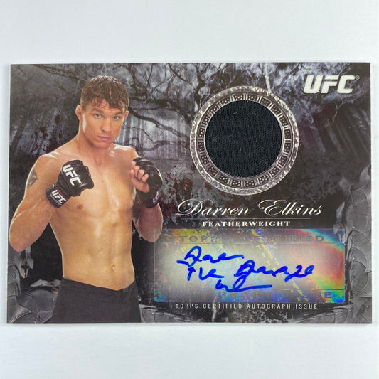 2014 Topps Blodlines Darren Elkins Autographed Relic /188