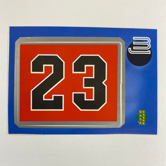 1998 Upper Deck Michael Jordan SU 35 Red Back Sticker