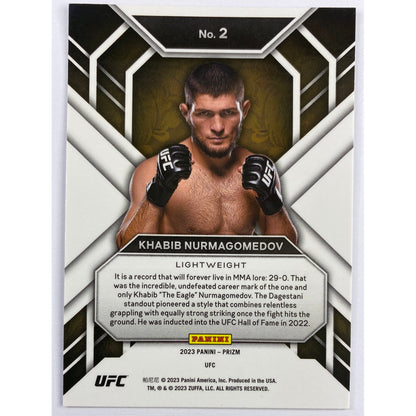 2023 Panini Prizm Khabib Nurmagomedov Hall Monitors