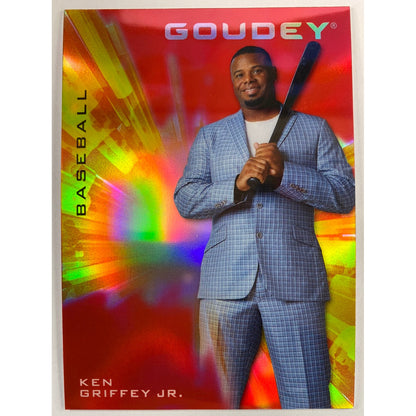 2021 Goodwin Champions Ken Griffey Jr. Goudey Red Holo Prizm