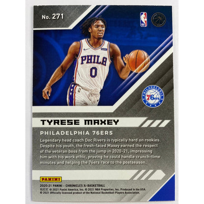 2020-21 XR Tyrese Maxey RC