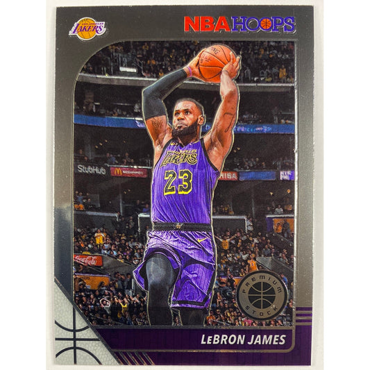 2019-20 Hoops Premium Stock LeBron James