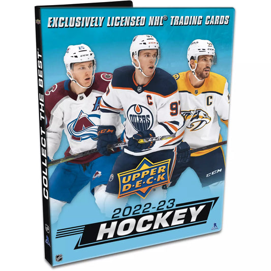 2022-23 Upper Deck Series 1 NHL Hockey Starter Kit Binder