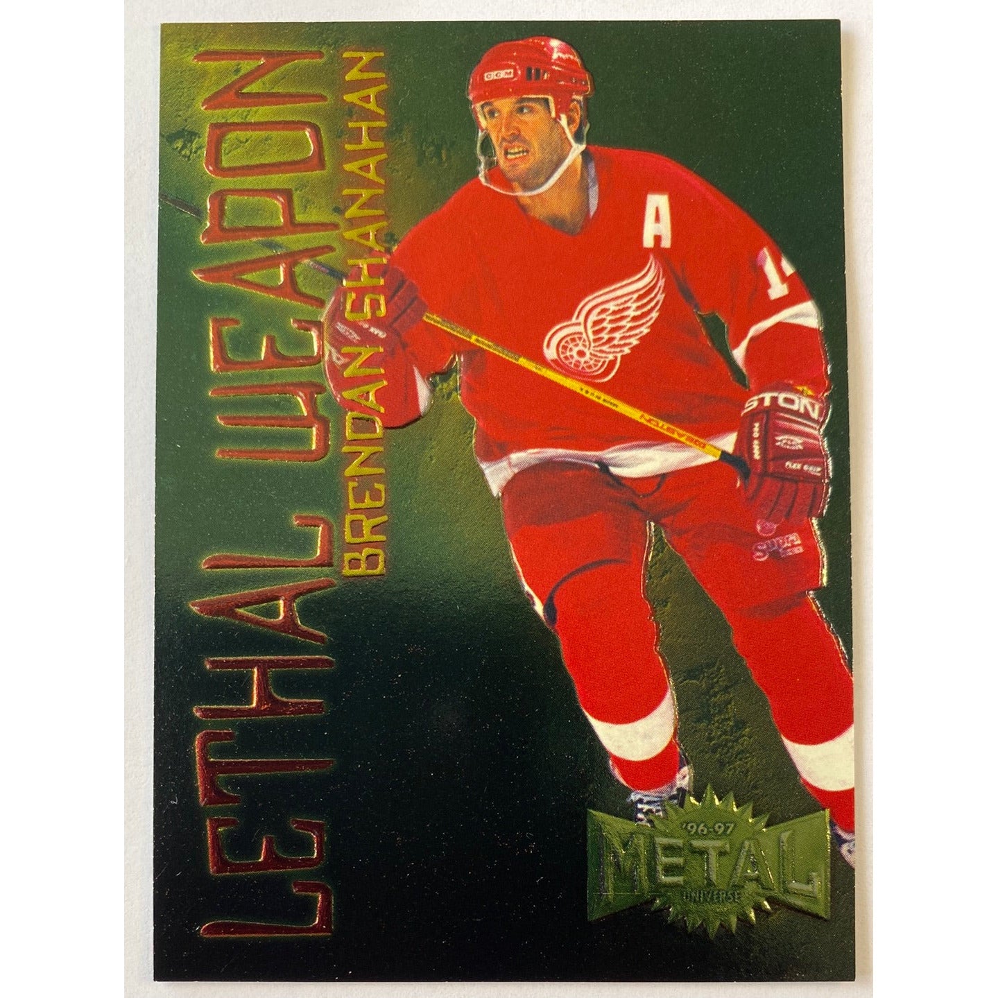 1996-97 Metal Universe Brendan Shanahan Lethal Weapon